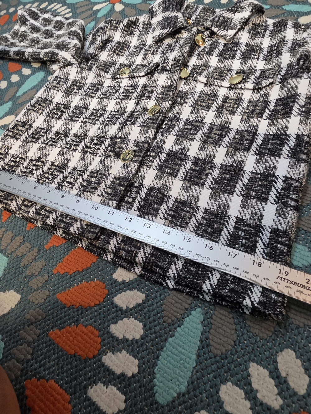 J.Crew Bjork Tweed Wide-Sleeve Lady Jacket - Picture 11 of 16